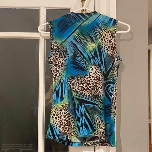 Laura Petites V-Neck Blouse - Picture 2 of 5